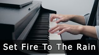 Adele  Set Fire To The Rain Piano Cover by Riyandi Kusuma [upl. by Ariak103]