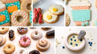 Adorable Decorated Cookies For Breakfast Relaxing Cookie Decorating Compilation [upl. by Nossah]