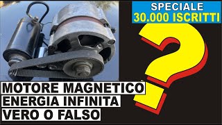 MOTORE MAGNETICO ENERGIA INFINITA VERO O FALSO [upl. by Junie134]