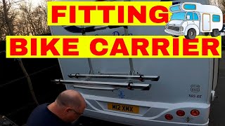 Fitting a Fiamma CarryBike UL Bike Carrier Rack [upl. by Orwin]