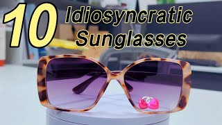 10 Idiosyncratic PC Sunglasses  Sunglasses OEM Factory [upl. by Lymn]