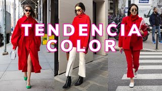 LOOKS EN ROJO  OUTFITS PARA VESTIR CASUAL  combinaciones [upl. by Schrick962]