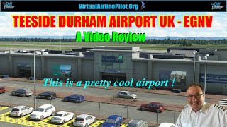 MSFS2020  TEESIDE INTERNATIONAL AIRPORT DARLINGTON UK  THI IS A PRETTY COOL AIRPORT SCENERY [upl. by Chard4]