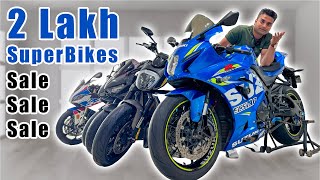 Buying a Preowned SuperBike Good Idea   SportsBikes and Cruiser Motorcycles for Sale in Budget [upl. by Notlih]