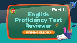 EPT REVIEWER 2022  FINDING ERRORS  PART 1  WITH ANSWERS  ACTUAL TEST  TEACHER JHEAN [upl. by Eceerehs]