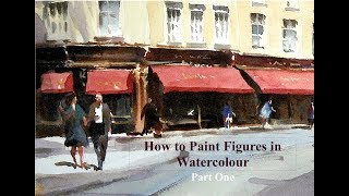 How to paint figures in Watercolour  Part 1 by Trevor Waugh [upl. by Acimahs]