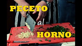 CÓMO HACER PECETO AL HORNO FACILISIMO  Cocinando Con Pucho [upl. by Aicittel]