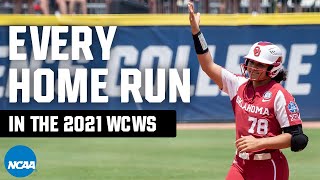 Every home run from the 2021 Womens College World Series [upl. by Adnilev212]