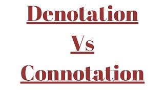 Denotation vs Connotation  Difference explained in Hindi with Handwritten notes [upl. by Ecnadnac114]