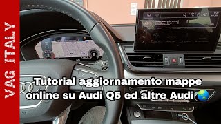 Tutorial aggiornamento mappe online su Audi Q5 ed altre Audi 🌏 [upl. by Sexela805]