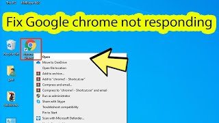 Google Chrome not opening Windows 10 [upl. by Kinom]