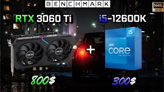 RTX 3070  i5 12600K vs RTX 3070 Ti vs R5 5600X  Which is Better [upl. by Ecyle]