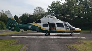 great north air Ambulance take off from furness general Hospital [upl. by Yoshi]