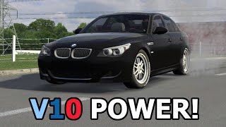 BMW M5 E60 V10 de 900 CAVALOS  Live for Speed [upl. by Enyaz618]