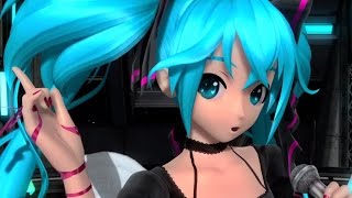 60fps Full風 16 Out of the gravity  Hatsune Miku 初音ミク DIVA English lyrics Romaji subtitles PDA FT [upl. by Carolann]