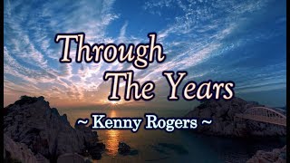 Through The Years  Kenny Rogers KARAOKE VERSION [upl. by Plossl659]