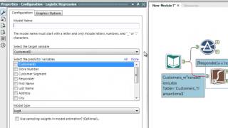 Logistic Regression Using Alteryx [upl. by Smaoht320]