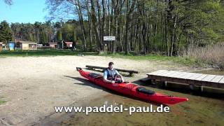 Einweisung Wander Kajak mit Paddel Paul [upl. by Wearing]