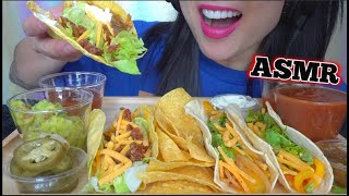 ASMR DELICIOUS TACOS EATING SOUNDS NO TALKING  SASASMR [upl. by Nesyrb]