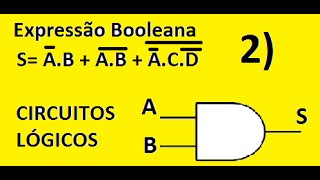 Eletrônica Digital 11 Expressões Booleanas  Circuitos Lógicos  PT2  Circuito digital [upl. by Nisior]