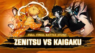 ZENITSU VS KAIGAKU EPIC BATTLE  Review Demon Slayer 140 sd 146 [upl. by Dulcinea802]