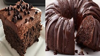 How To Make Chocolate Banana Cake Recipe 🍌🍌🍌 Cake Hacks 🍫 Easy Chocolate Chip Cupcakes [upl. by Popper130]