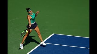 Aryna Sabalenka vs Julia Goerges  2018 Connecticut Open Semifinals  WTA Highlights [upl. by Hannasus]