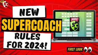 8 BYES in 2024 New rules EXPLAINED 2024 AFL Supercoach [upl. by Jessabell]