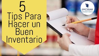 5 Tips Para Hacer un Buen Inventario [upl. by Onibla]