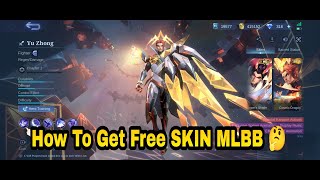 How To Get Free SKIN mobile legends Yu zhong Dragon shade at cosmic dragon skin Using this app 2023 [upl. by Loggins]