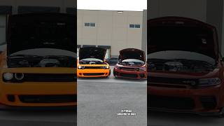 DODGE DEMON and HELLCAT JAILBREAK Supercharge Whine srt dodge car shorts asmr [upl. by Yoshiko290]