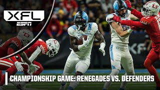 XFL Championship Arlington Renegades vs DC Defenders  Full Game Highlights [upl. by Nessa]