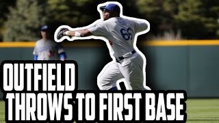 MLB Throws To First From Outfield HD [upl. by Sirron]