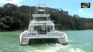 Strong 60  Offshore Power Catamaran  quotWild Bluequot for Sale [upl. by Eicyac296]