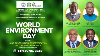 World Environment Day LAND RESTORATION DESERTIFICATION AND DROUGHT RESILIENCE [upl. by Yanel]