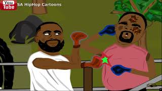 Slik Talk And Cassper Nyovest Boxing Match  Fight Like A PRO [upl. by Hugues]