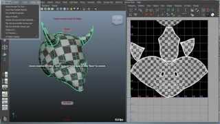 Maya Bonus Tools  Auto Unwrap UVs [upl. by Anoyet745]