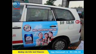 Quảng cáo taxi vinasun  taxi vinasun Hồ Chí Minh dannamadvvn [upl. by Ynney]