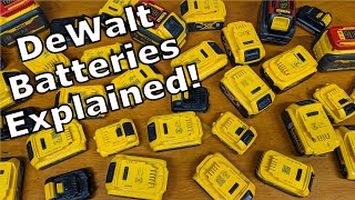 Every Dewalt Battery Explained Including PowerStack and Flexvolt [upl. by Anih]