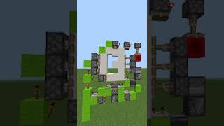 3x3 redstone door minecraft minecraftbulding shorts [upl. by Yenattirb]