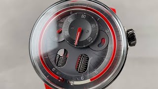 HYT H0 X Eau Rouge 048AD95RFRU HYT Watch Review [upl. by Nosrettap]