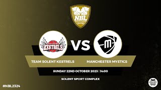 WNBL1 Team Solent Kestrels vs Manchester Mystics  221023 [upl. by Domenech733]