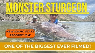 Monster Sturgeon Idaho State Record 106 Hells Canyon Fishing Trip of a Lifetime for River Monsters [upl. by Harilda]