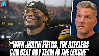 quotJustin Fields Should Be Steelers Starter They Can Beat Anyone With Himquot  Pat McAfee Show [upl. by Hungarian]