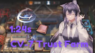 CV7 Speed Trust Farm 124s  Arknights [upl. by Valora]