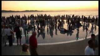 Le salut au soleil  Greeting to the Sun  Zadar  Croatie  082011 [upl. by Shyamal494]