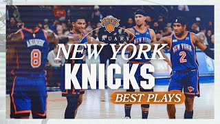 BEST KNICKS PLAYS IN JANUARY [upl. by Anayk930]