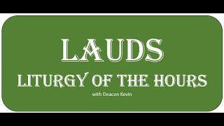 Thu Jul 18 2024 LoH LaudsMP Vol3of4 Thu 15ᵗʰ Wk in OT Liturgy of the Hours [upl. by Anelehs549]