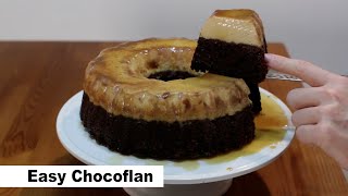 How to make Chocoflan  Easy Homemade Chocoflan Cake Recipe [upl. by Ridglea]