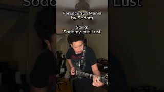 Top 5 Thrash Metal Album of ALL TIME  Persecution Mania by Sodom  thrashmetal guitar metalhead [upl. by Pedersen]